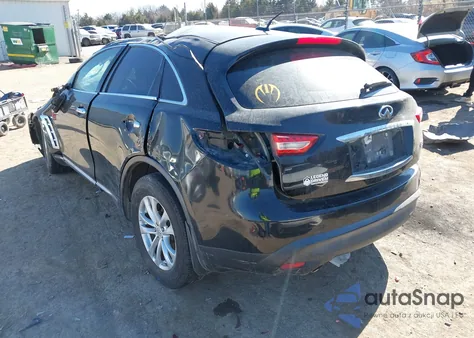 2013 Infiniti Fx37 z USA, uszkodzony, nr VIN JN8CS1MU3DM141920